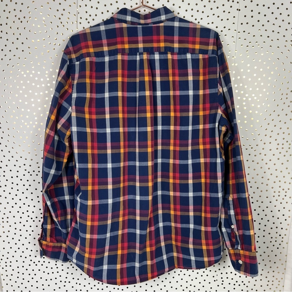 Gap Classic Fit Madras Plaid Button Up Shirt - Picture 2 of 8